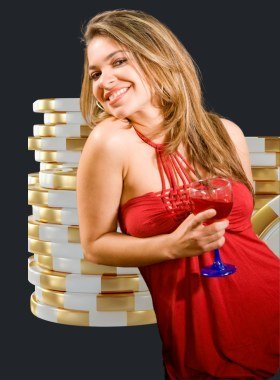 6poker happy girl